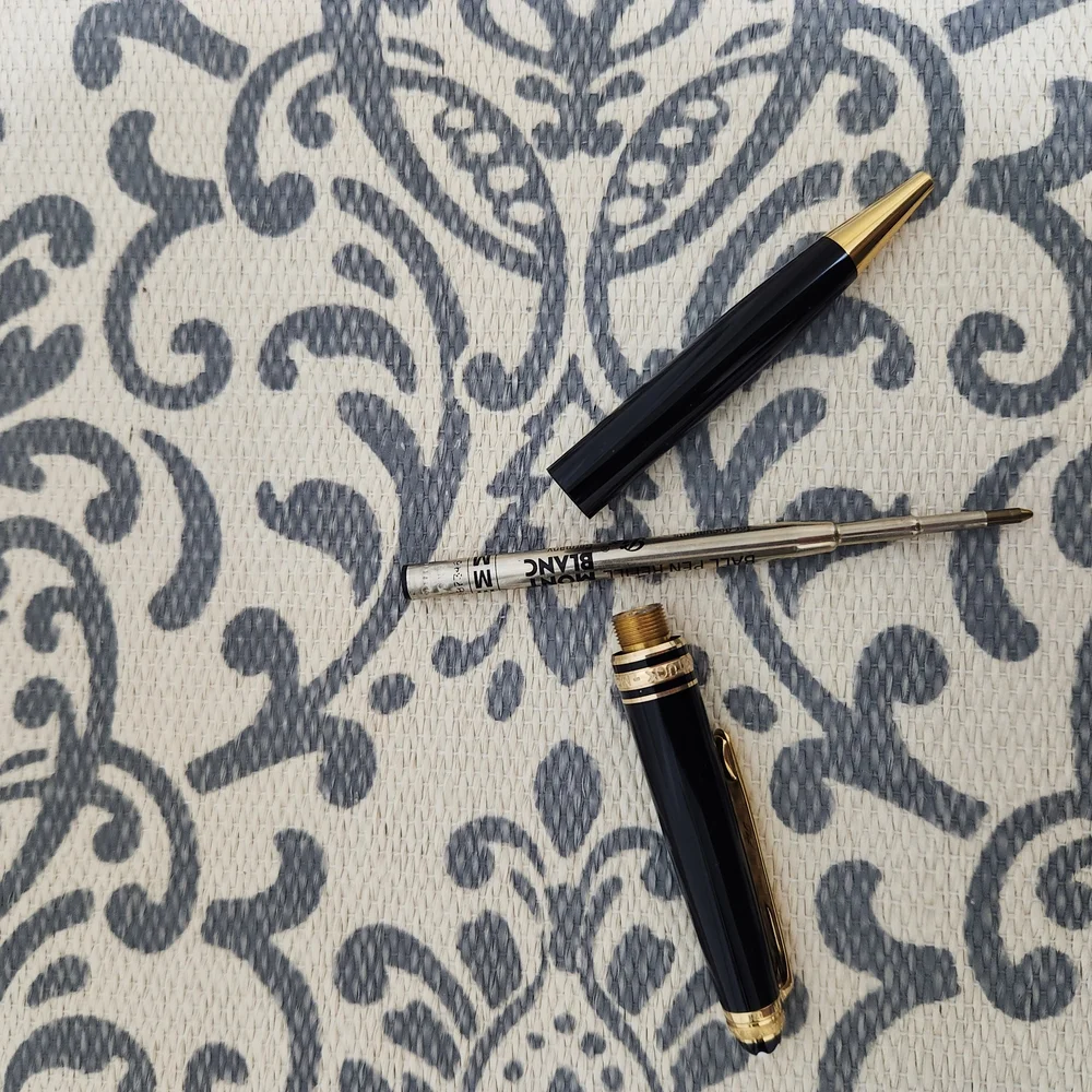 SOLD MONTBLANC Meisterstruck 75th Anniversary Diamond Edition Ballpoint Pen B… - Picture 3 of 3